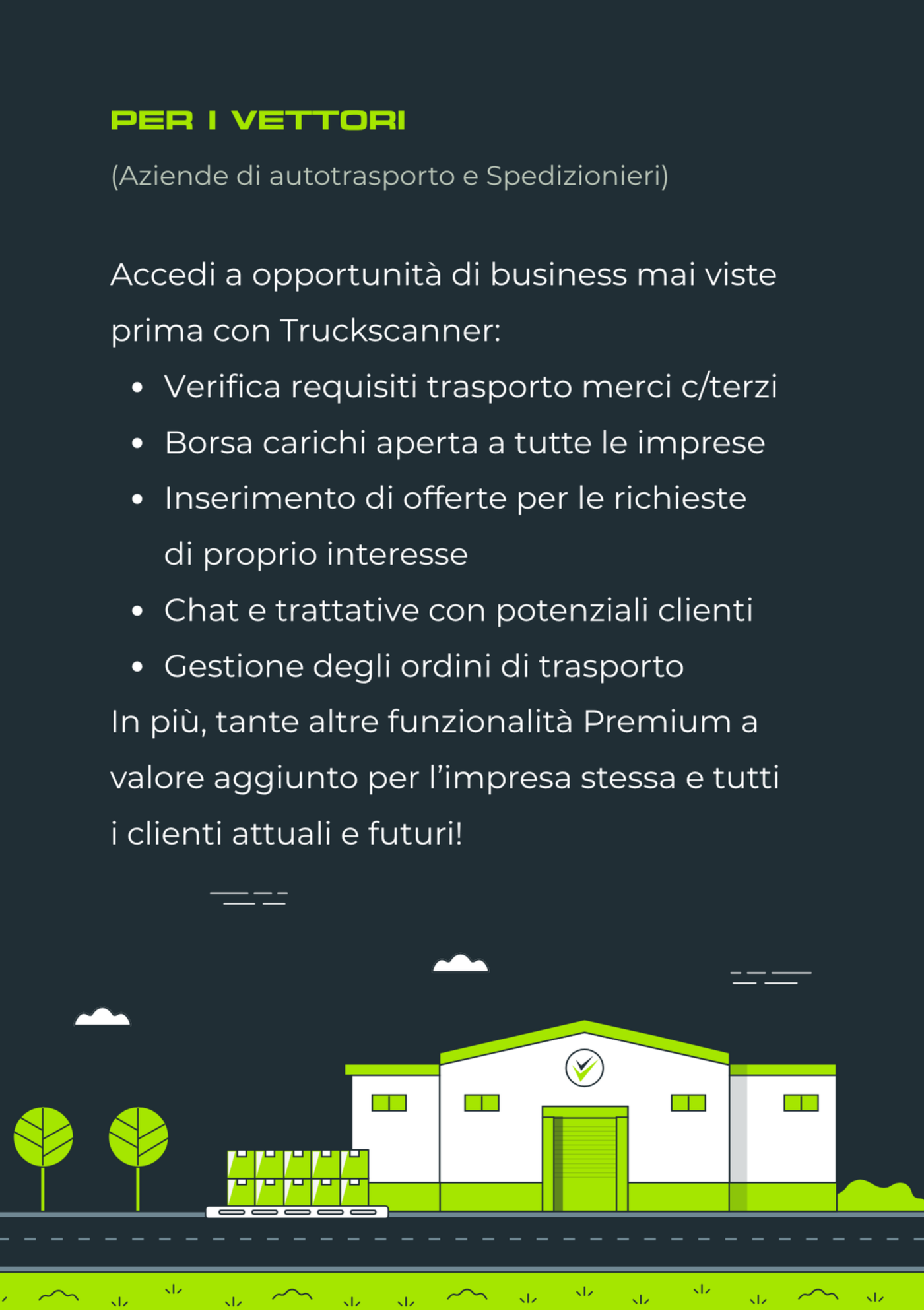 Truckscanner, la borsa carichi gratuita per Aziende e Trasportatori
