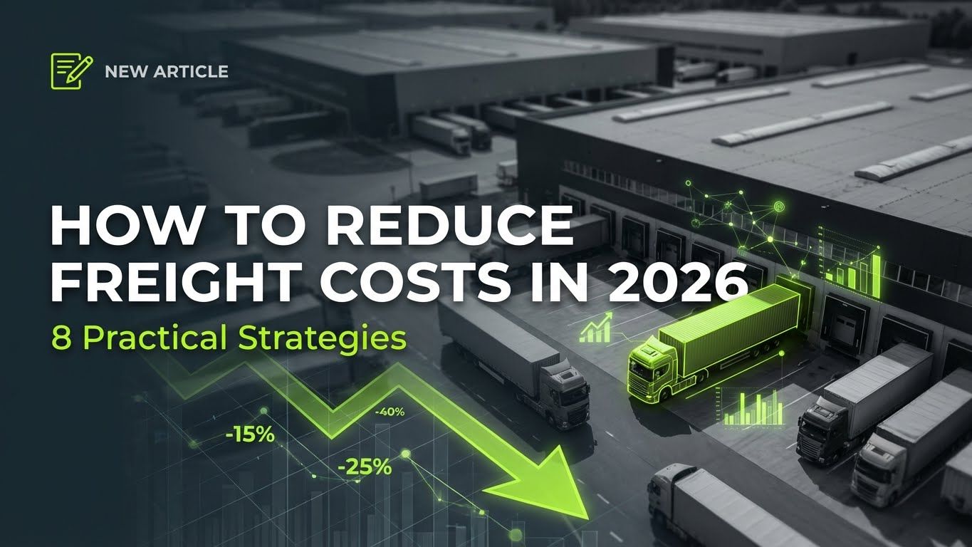Ridurre i costi di trasporto merci nel 2026 | 8 strategie