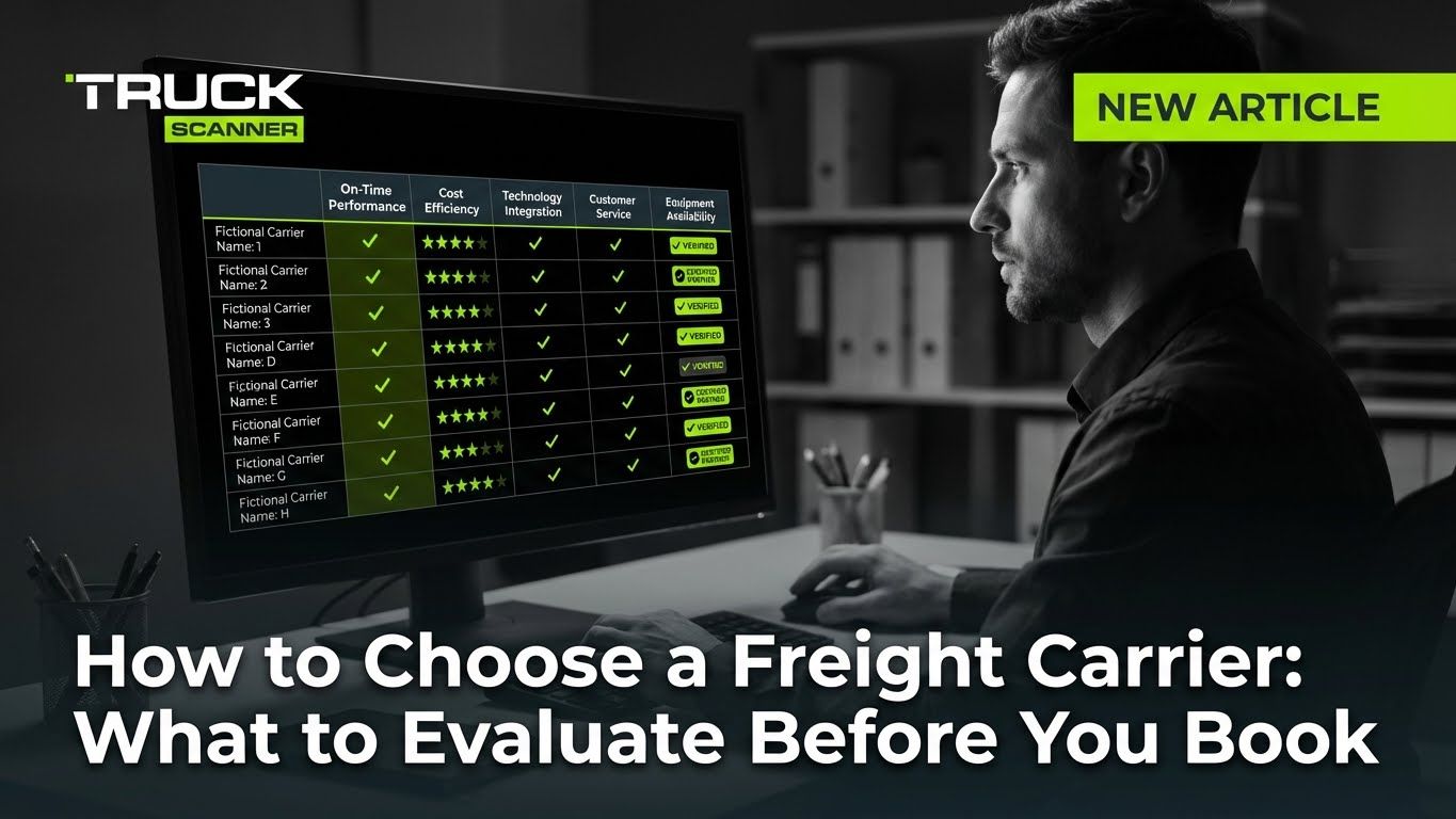 Professionista logistico valuta opzioni vettori su checklist di valutazione