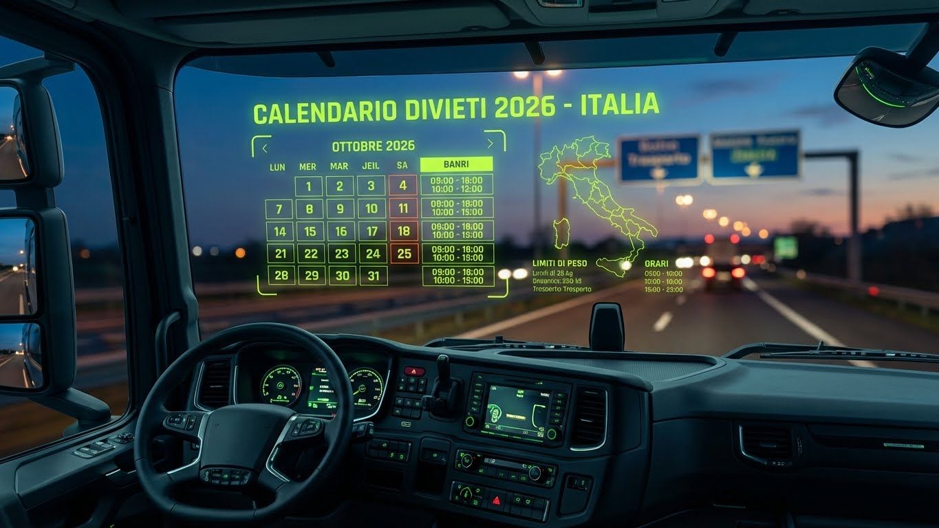 Divieti circolazione mezzi pesanti 2026 Italia