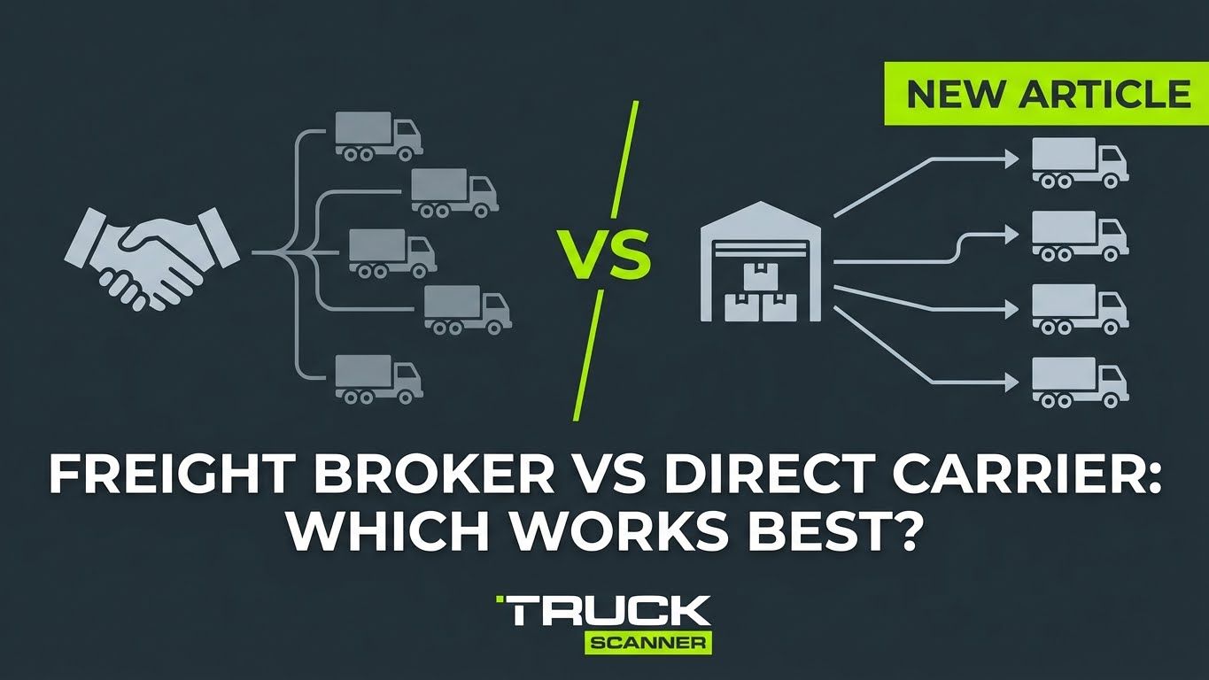 Business decision between freight broker and direct carrier relationship