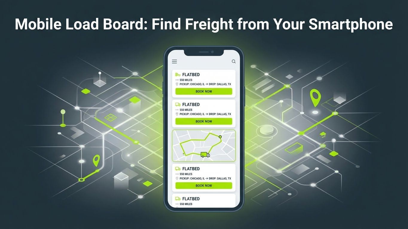 The Modern Load Board App: Your Logistics Office in Your Pocket