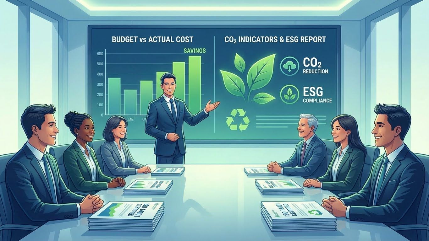 Logistics Performance Analytics: Controlling Budgets and CO2 Emissions